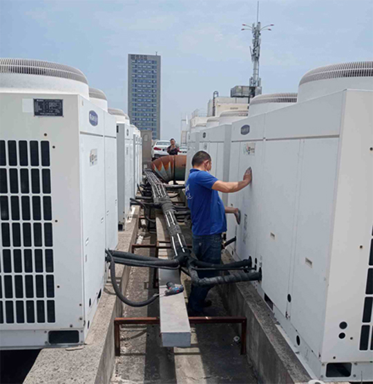 礼泉中央空调制热和不制冷系统维修方法